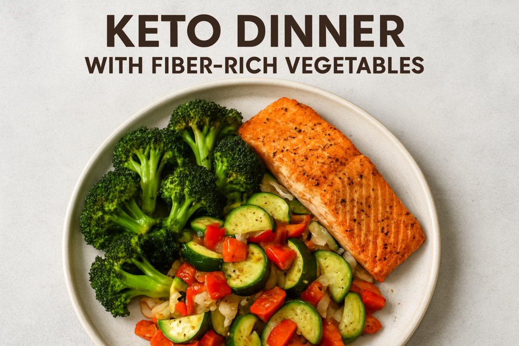 Keto-dinner-with-fiber-rich-vegetables