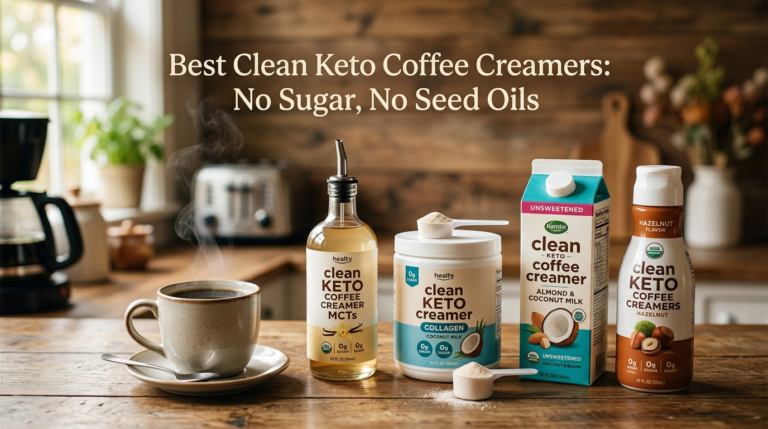 A-variety-of-the-best-clean-keto-coffee-creamers